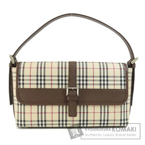 Burberry Nova Check One Shoulder Hobo Canvas Shoulder Bag